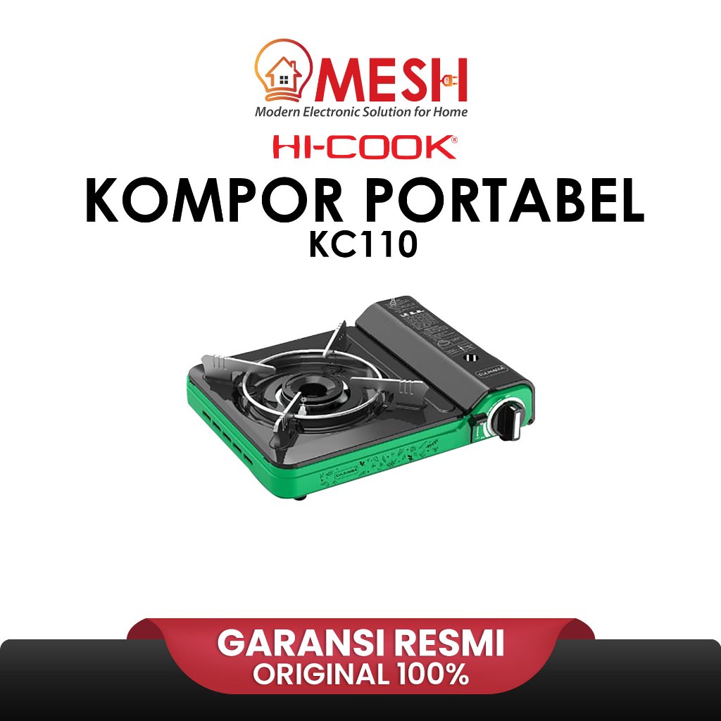 Hi-Cook KC110 - Kompor Portabel Classic-Kompor Gas-Original-New Arrival
