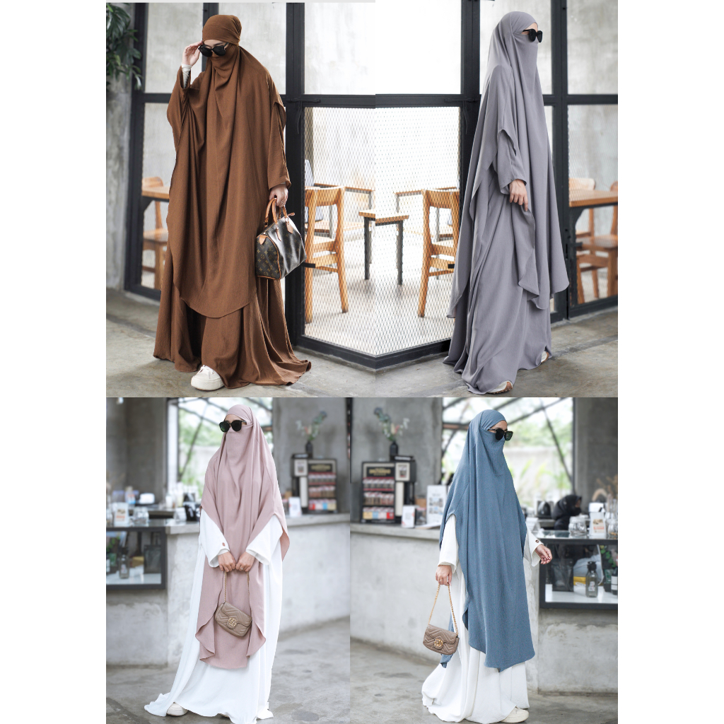 KHADIJAH SET / KHIMAR KHADIJAH SET ABAYA HAMEEDA