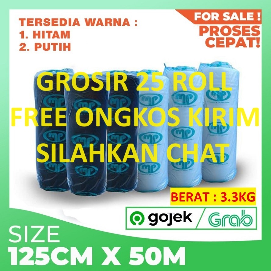 

BUBBLEWRAP MURAH HITAM/BENING 2.4KG 25 ROLL GRATIS ONGKIR