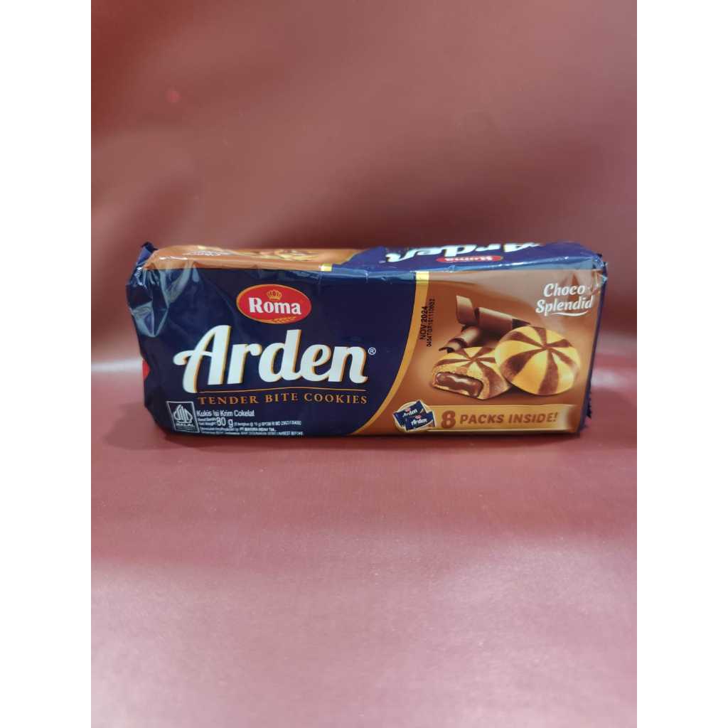 

Roma Arden Choco Splendid 80gr - Cookies Dengan Coklat Filling Arden Roma