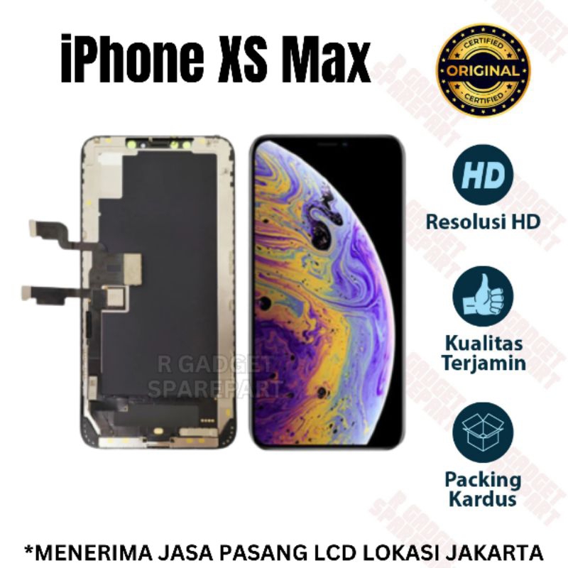 Lcd iPhone Xs Max Fullset / Lcd Touchscreen Iphone XS MAX Incell Quality Lcd