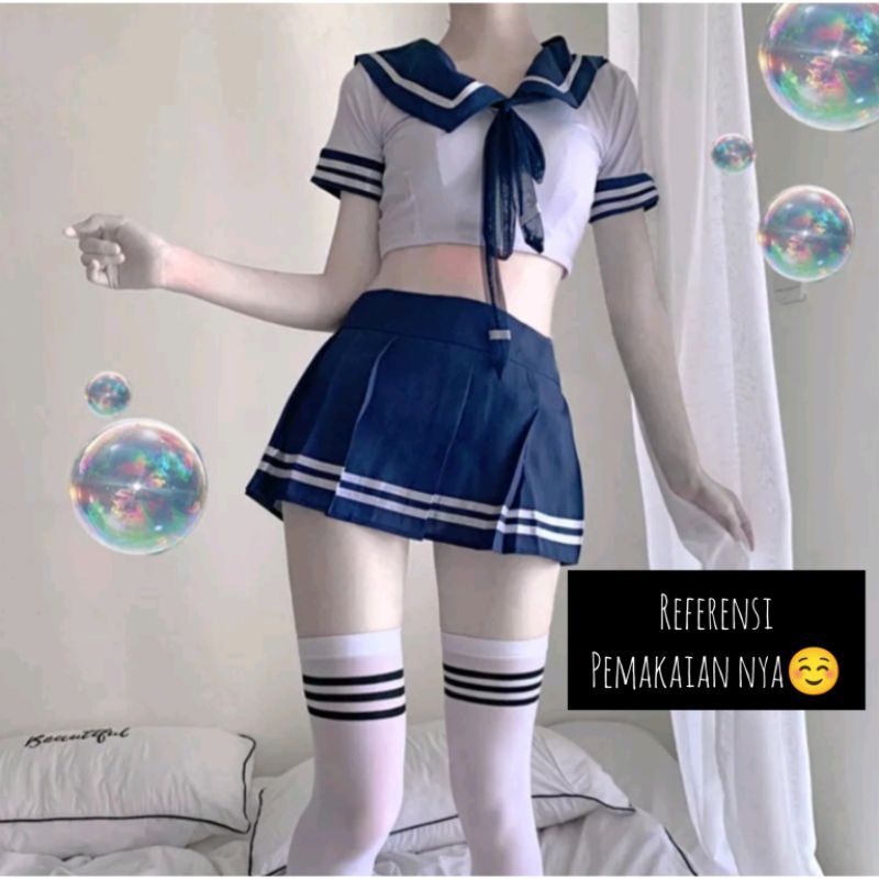 Baju cosplay Sekolah Jepang Baj u sexy Baju Dinas Jepang