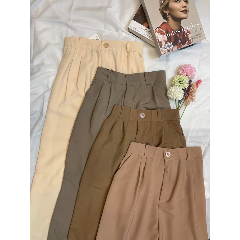 CORAL - MEIRA PANTS | SEMI KULOT | KULOT PANTS