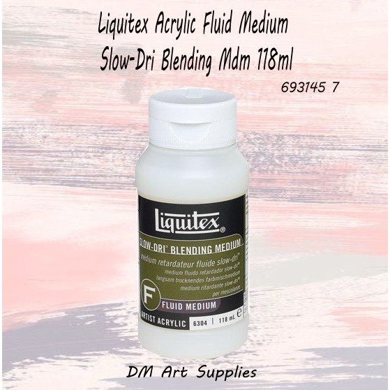 

Liquitex Acrylic Fluid Medium Slow-Dri Blending Mdm 118ml (6931457)