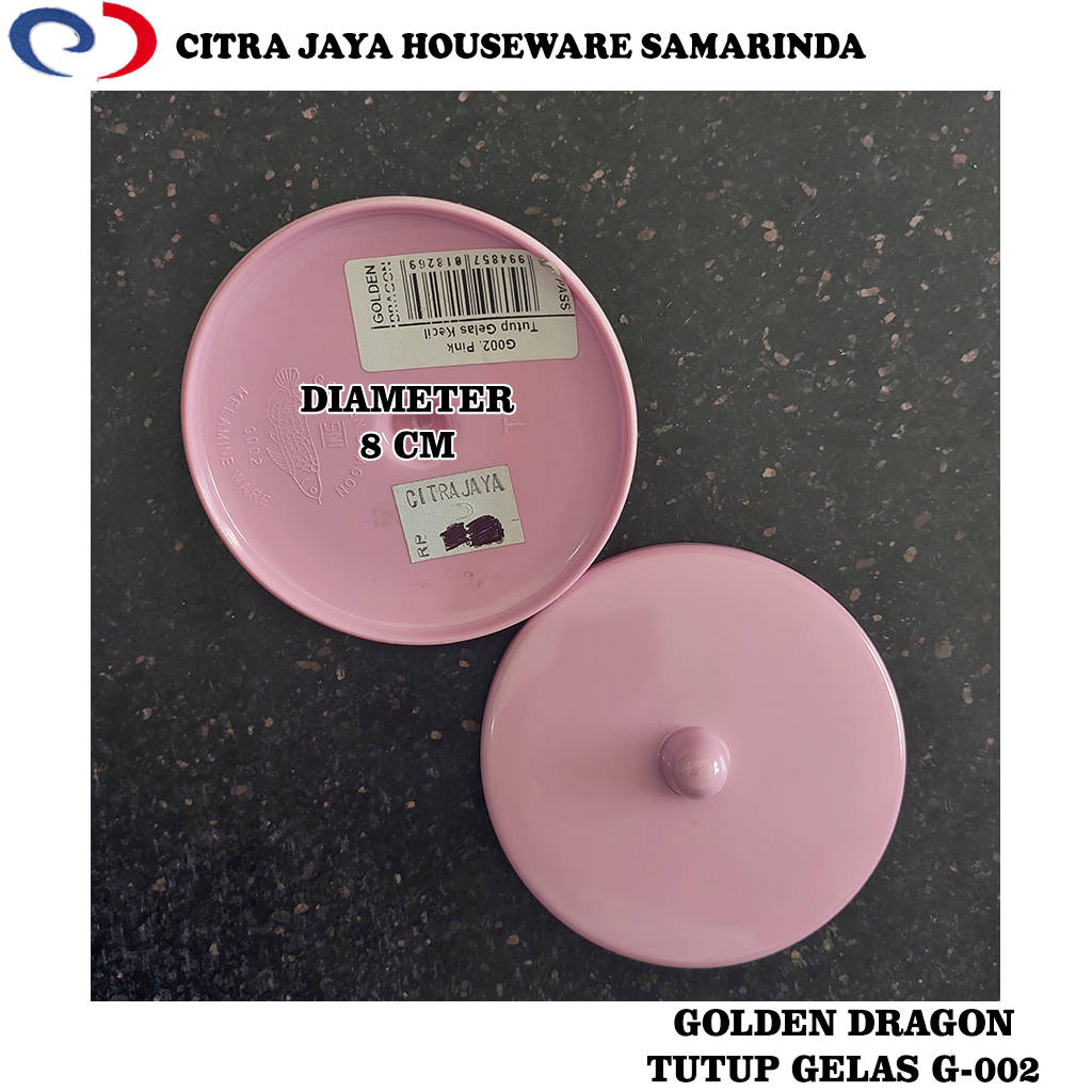 Tutup Gelas Golden Dragon G-002 Pink