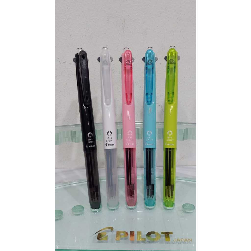 

PILOT 2 + 1 Light 2 Color 0.7 mm Ballpoint Multi Pen + 0.5 mm Pencil
