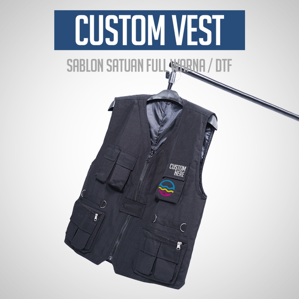 Ohio * Rompi Tactical Pria I Rompi Custom I Custom Rompi Tactical I Rompi Lapangan I Vest Cargo I