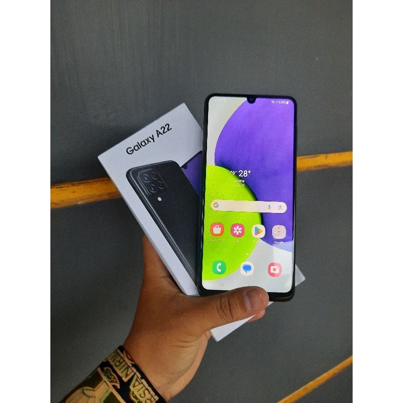 Samsung A22 4G 6/128GB Fullset