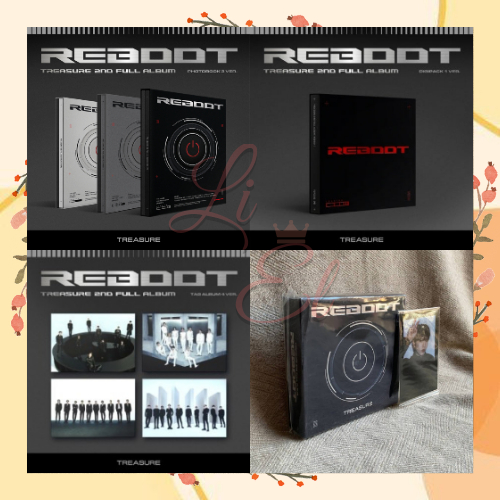 Treasure 2nd full album - REBOOT photobook digipack YG TAG kit kihno ver ktown4u weverse ygs yg sele