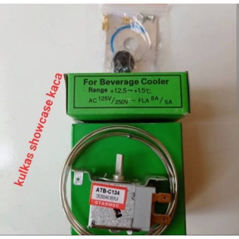 thermostat showcase kulkas Kaca minuman