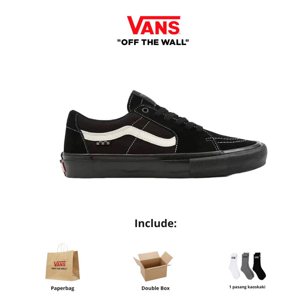 Vans Sk8 Low Skate Pro Marsmellow Black Original