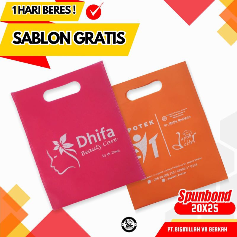 

GOODIE BAG OVAL PRESS UKURAN 20 X 25 GRATIS SABLON CUSTOM SESUAI REQUEST BAHAN TEBAL SEHARI JADI TAS PROMOSI ULTAH SKINCARE MAKE UP PROSES CEPAT BISA COD FOP 20.25