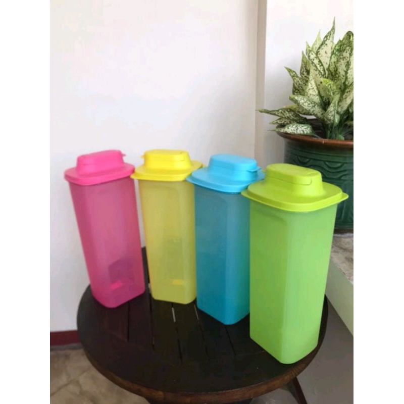 Tupperware botol minum slim line slim 2 liter botol kulkas 1pcs