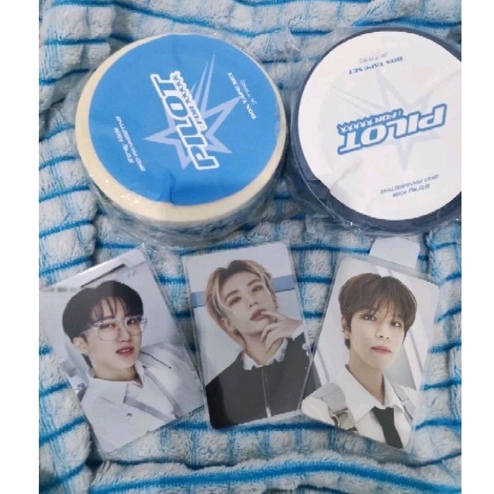stray kids 3rd fanmeeting pilot : for 5 star box tape pc photocard pob online seungmin hyunjin chang