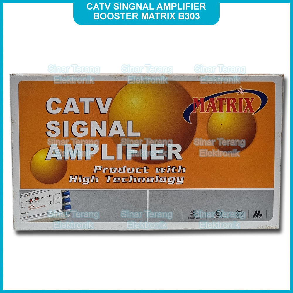 CATV SIGNAL AMPLIFIER Matrix B 303 Cabang 3 Penguat sinyal antena antena tv parabola dan jaringan tv