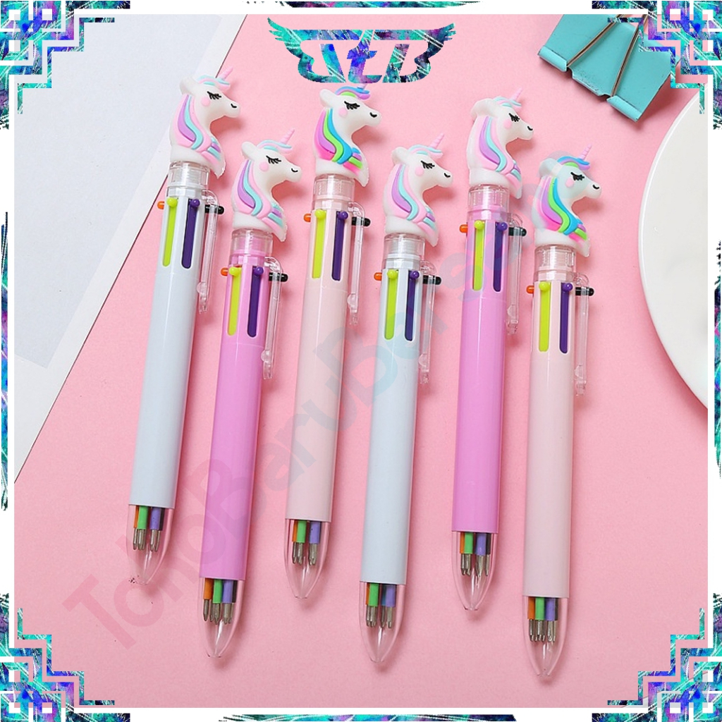 

TBB Pena Mekanik 6 Warna Pena Unicorn 6 Warna Pulpen Mekanik Karakter Unicorn Import S081