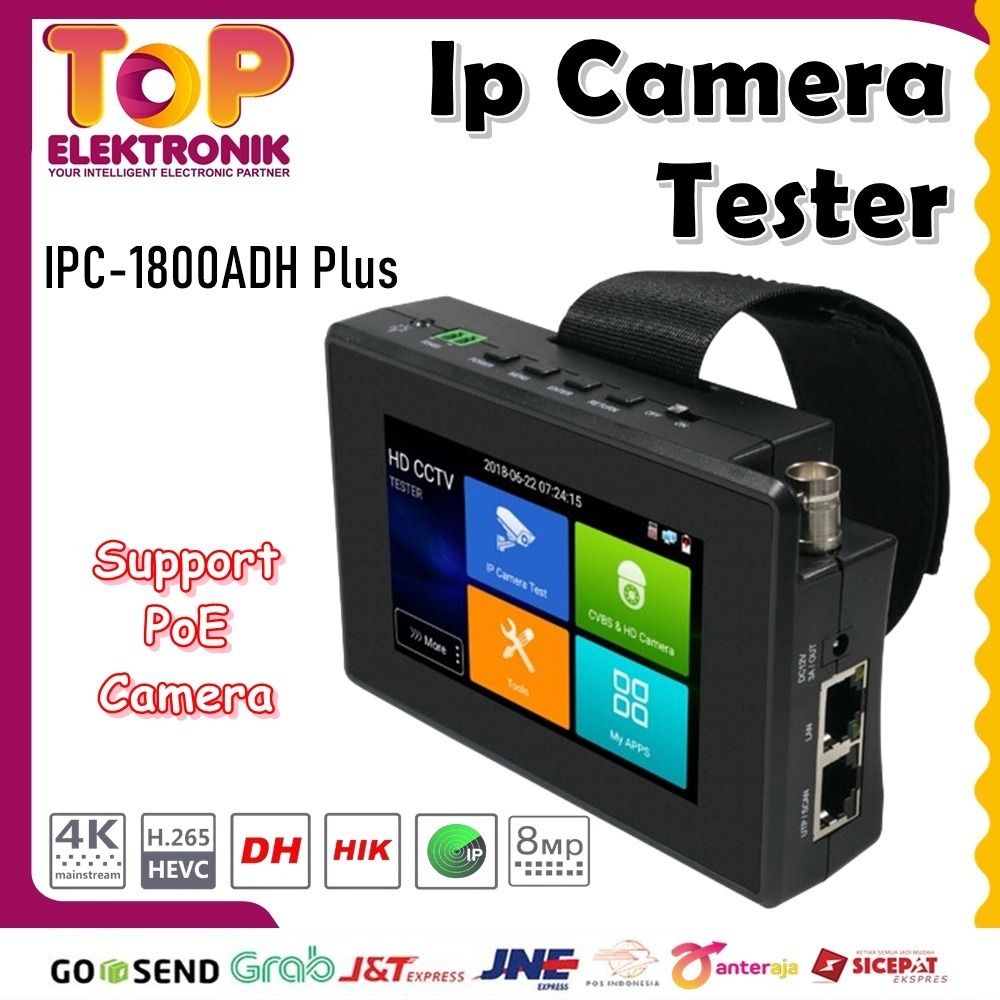 IP Cam Tester 4K IPC-1800ADH PoE TPELEKTRONIK