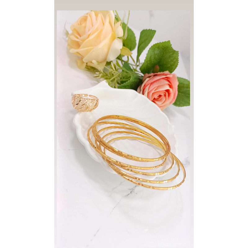 Gelang dubai lapisan emas dubai bronze