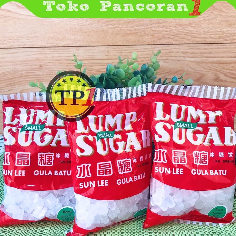 

HYIBA Gula Batu Kristal / Lump Sugar /Gula Batu Mili 400 Gram Bst Terlaris ┌（
