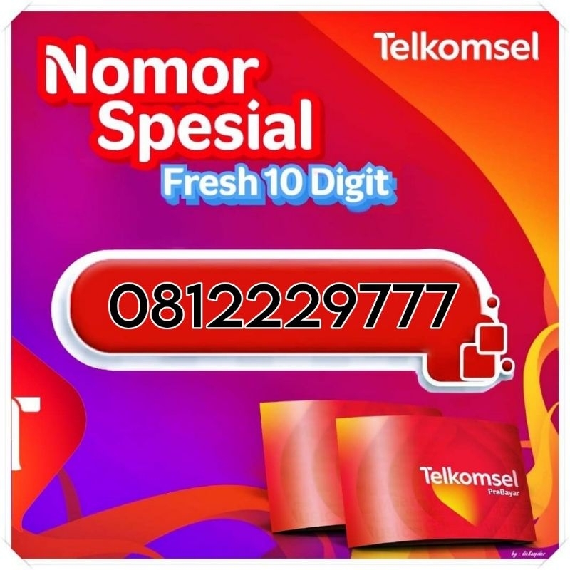 Nomor cantik simpati 10 digit nomer kartu perdana Telkomsel simpati prabayar 10digit limited edition