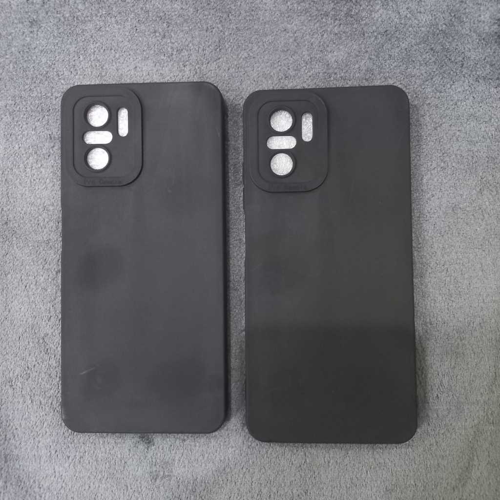 Black matte softcase Xiaomi Redmi Note 10, Note 10S, Note 10 Pro silikon case hitam