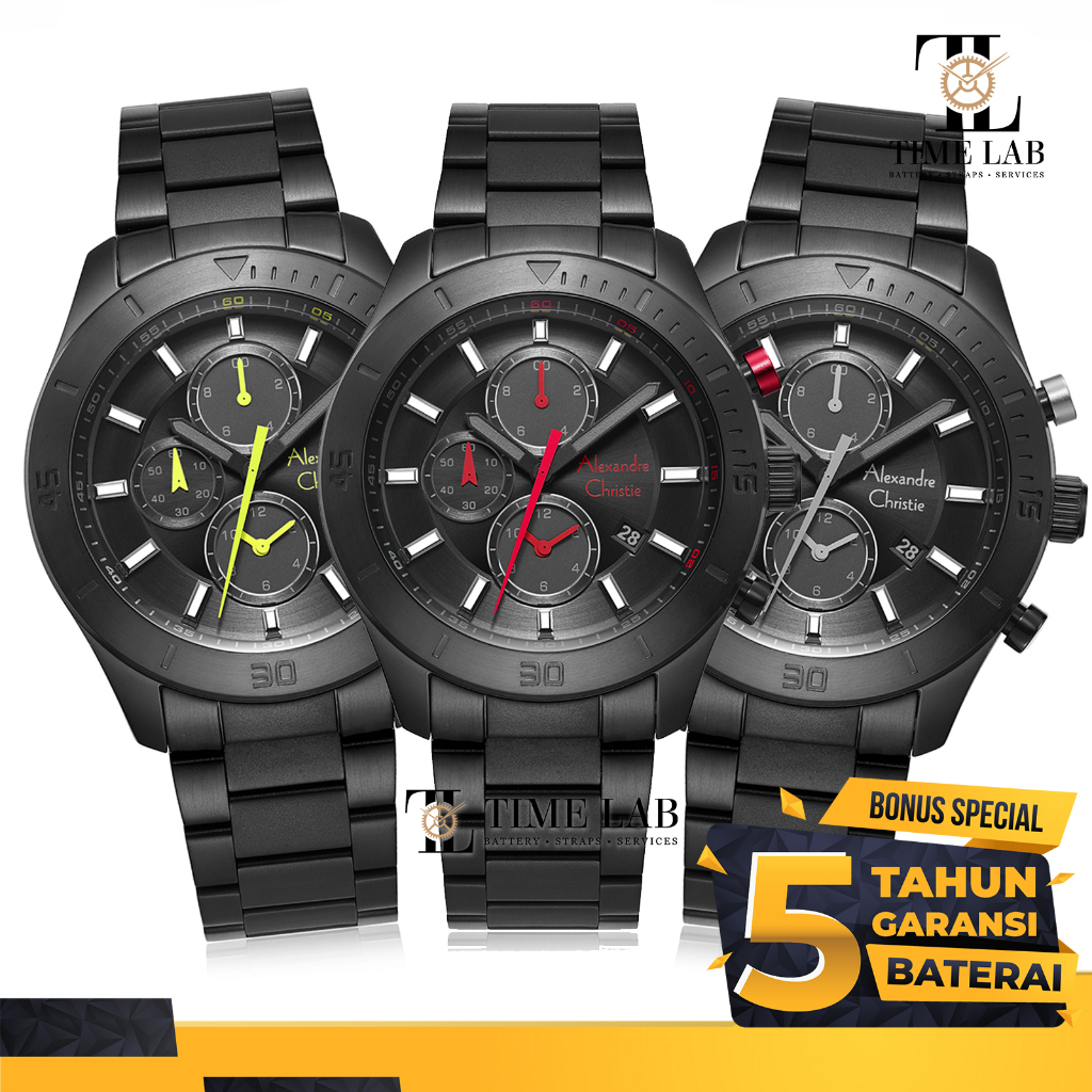 JAM TANGAN PRIA ALEXANDRE CHRISTIE AC6603 / AC 6603 MC / AC 6603MC ORIGINAL | TIMELAB