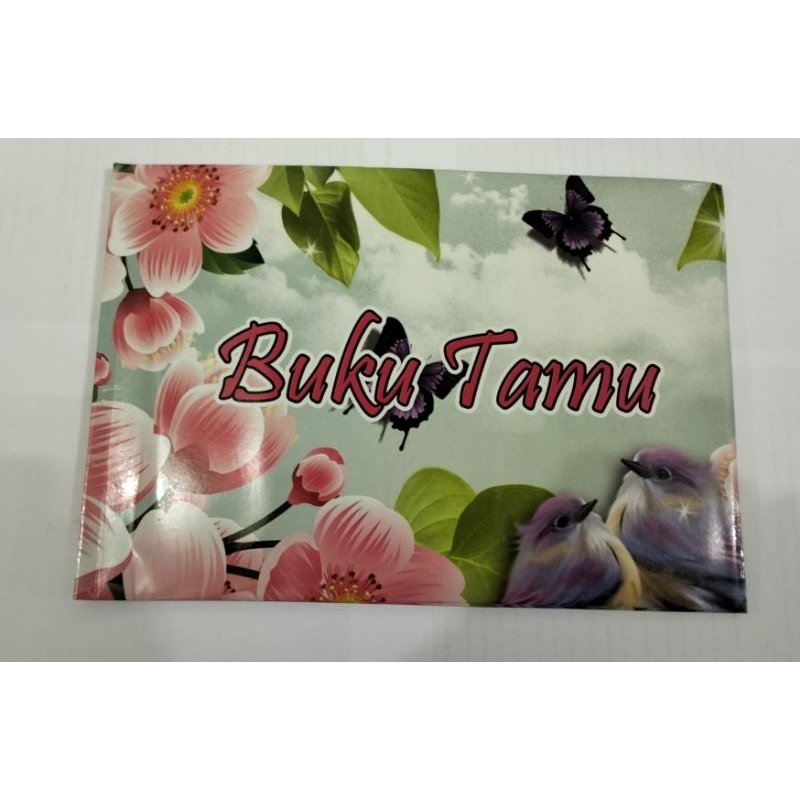 

Buku Tamu Undangan Nikah Pesta Hard Cover Bermotif