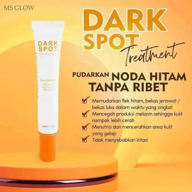 MS GLOW || DARK SPOT || GEL FLEK HITAM