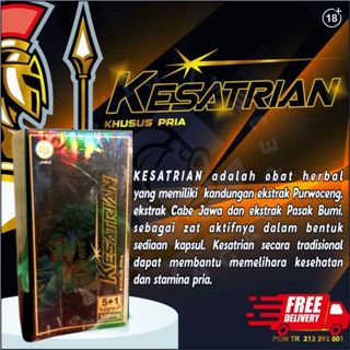 Kesatrian Kapsul Original BPOM Herbal Tahan Lama Untuk Pria