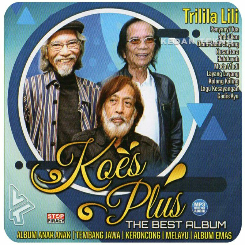 kaset Mp3 Audio Lagu Lawas KOES PLUS best Album - Keroncong - jawa - melayu