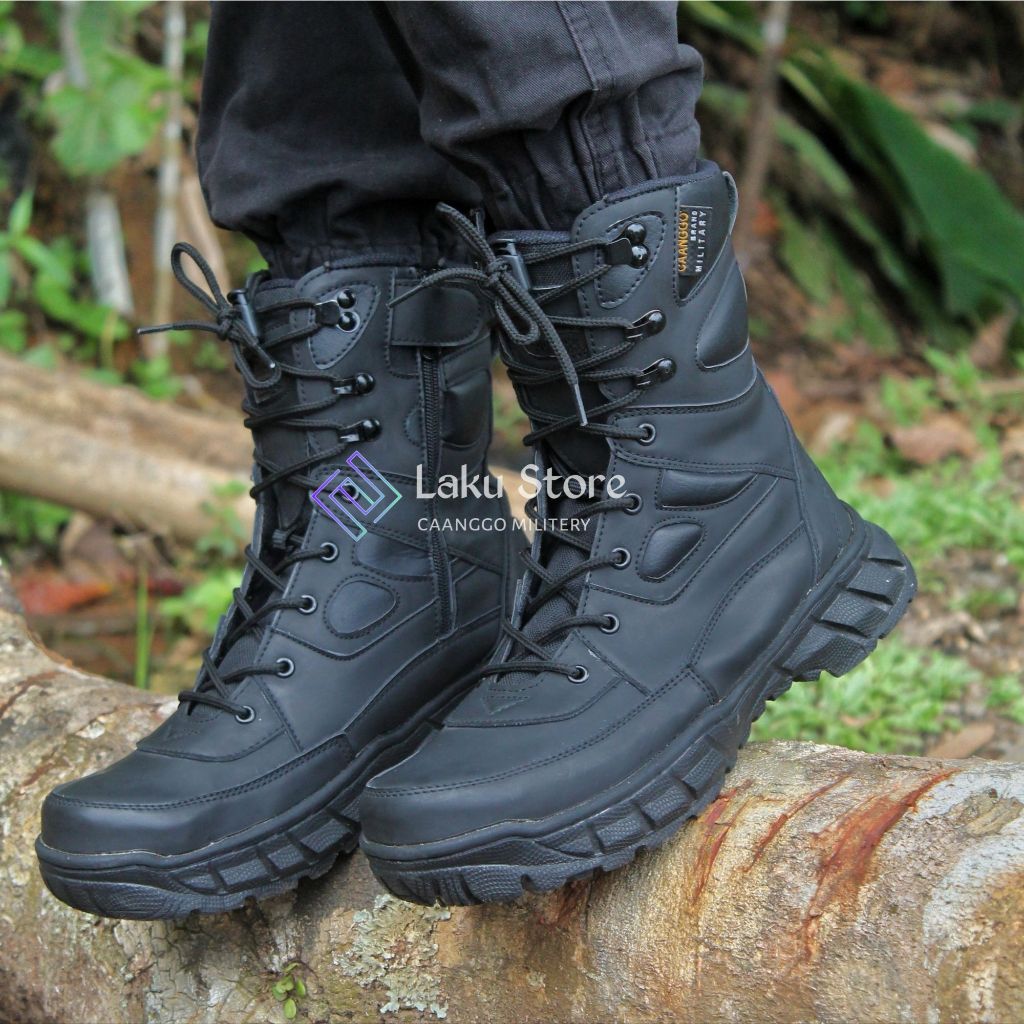 Sepatu pdl satpam sepatu pdl tni sepatu pdl polri sepatu boots pdl terlaris caanggo militery