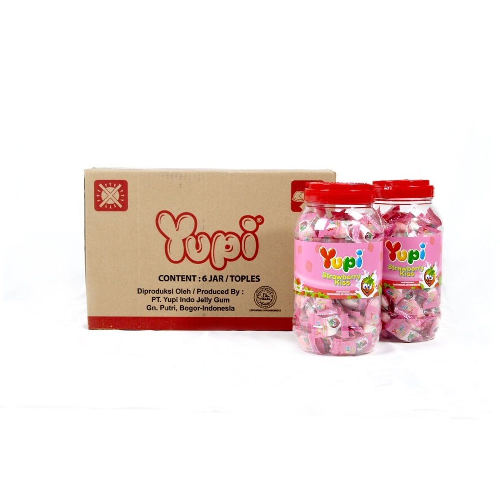 

Yupi Strawberry Kiss Toples 1 Dus (isi 6 Toples)