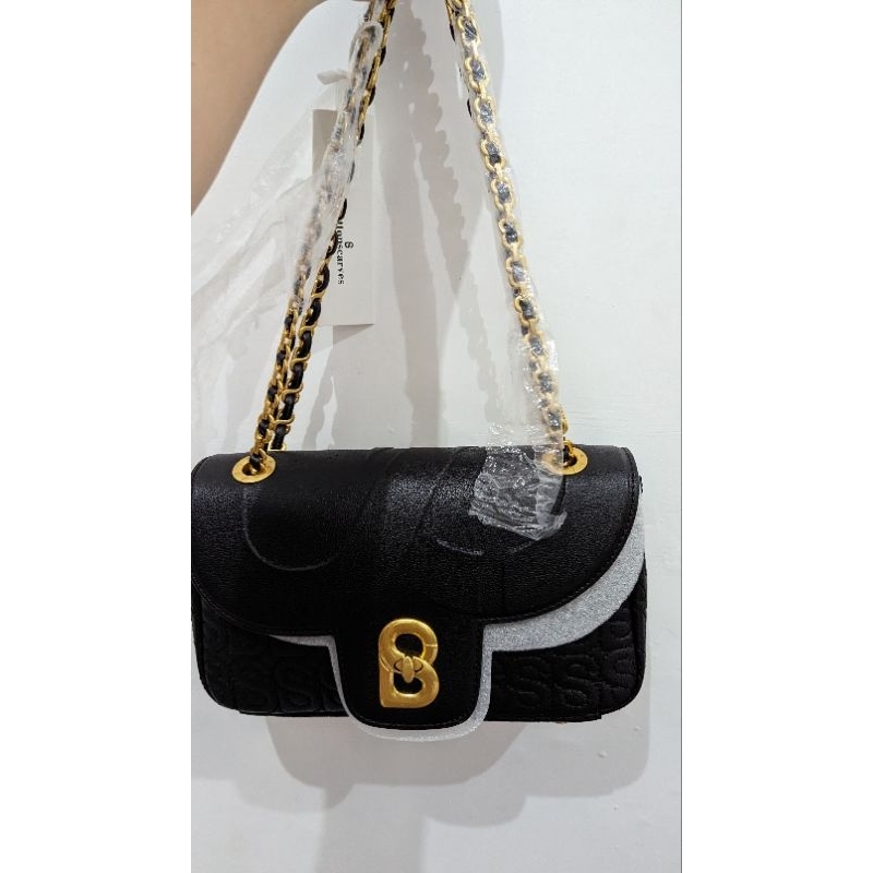 Aluna Flap Bag Buttonscarves black