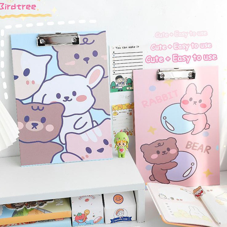 

Ready Stok [Readystock❤️COD]Papan jalan A4 Clipboard With Cover Stationary- BS Best Seller