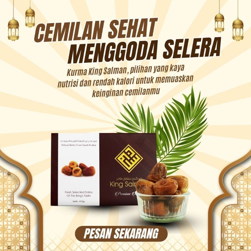 

COD kurma premium king salman 100% kurma pilihan