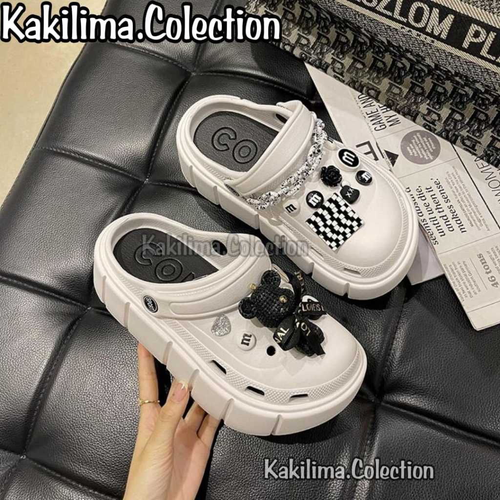 Grosir Sandal Baim Bangkok Klasik Wanita Sandal Eva Rubber Kekinian