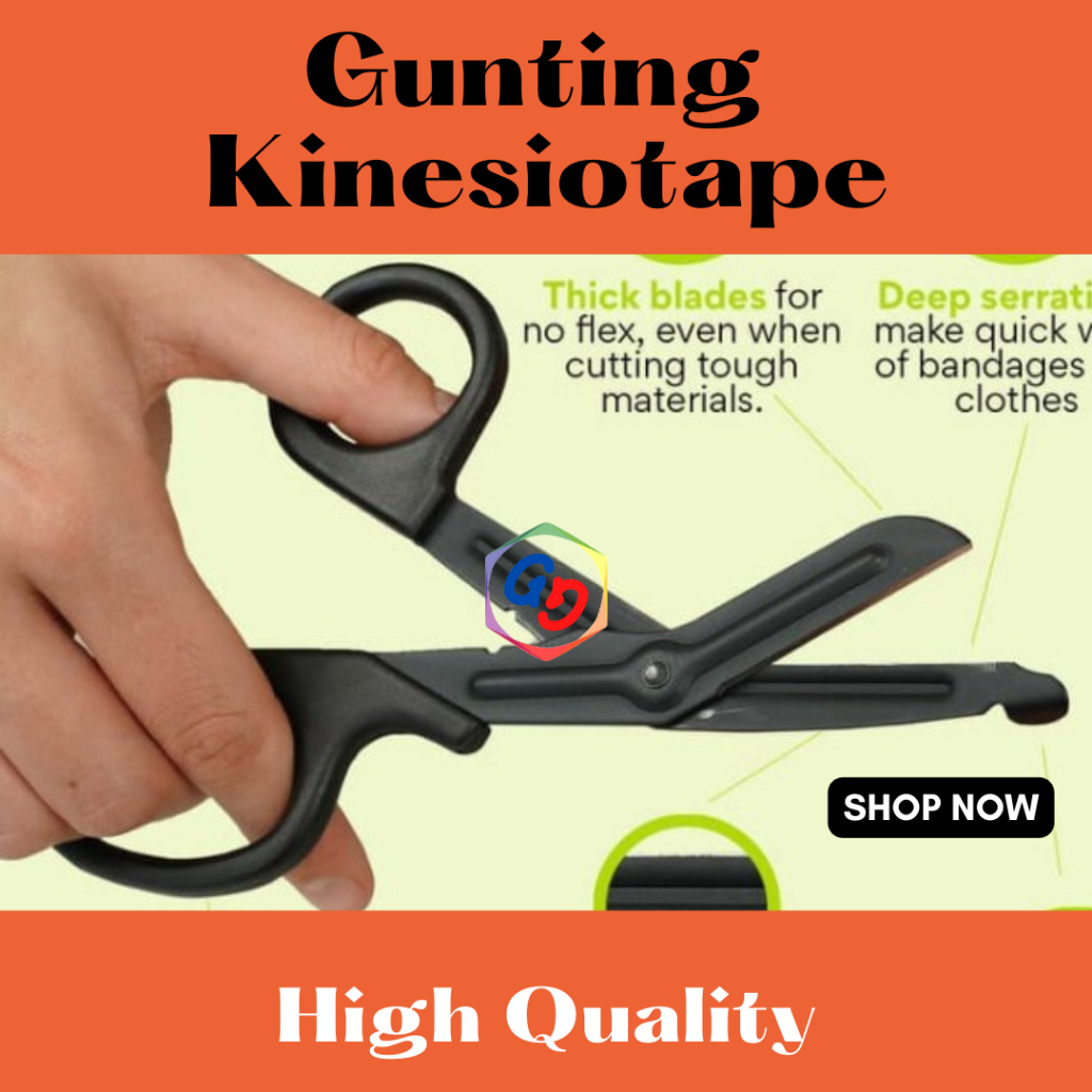 

Gunting Kinesiotape / Tape Scissor / Gunting Tapping / Gunting Teflon