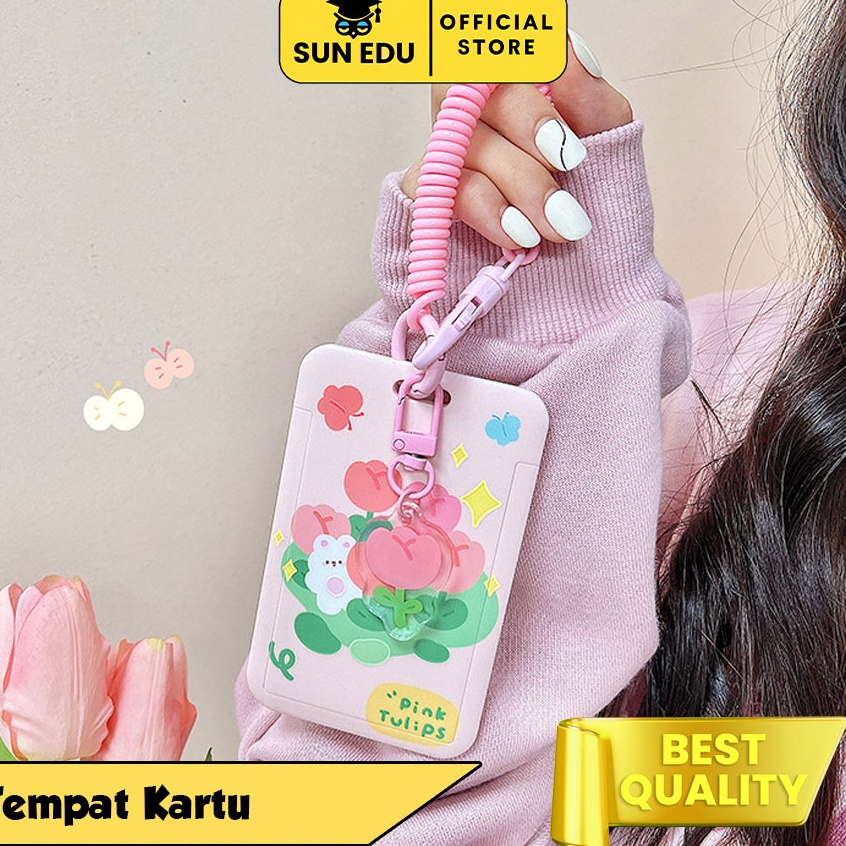 

Best Terlaris ID Card holder/ Name tag gantungan kartu cute/ Kartu akses MRT Busway lanyard ➡✷