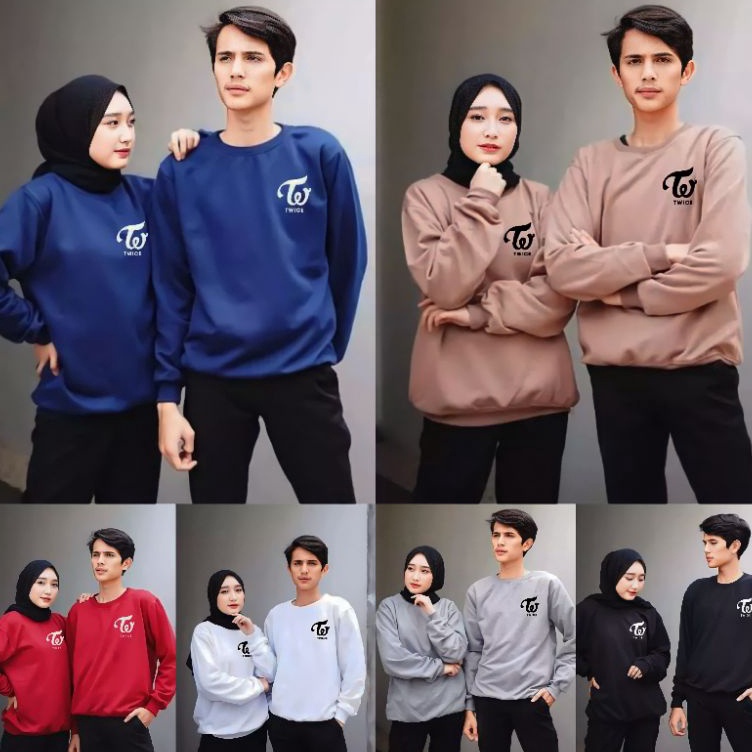 Terlaris BAJU KAOS COUPLE PASANGAN LENGAN PANJANG / BAJU KAOS COUPLE PASANGAN / BAJU COUPLE PASANGAN