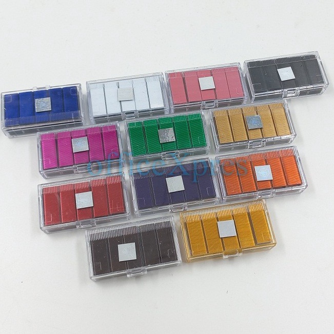 

Bestseller Isi Staples Kecil No 10 Warna / Staples No 10 Colour Kangaro Kirim Langsung