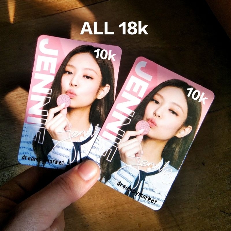photocard official jennie blackpink oreo limited edition non album bp wts want to sell ready stock only pc jisoo rose lisa checkout shopee oren live