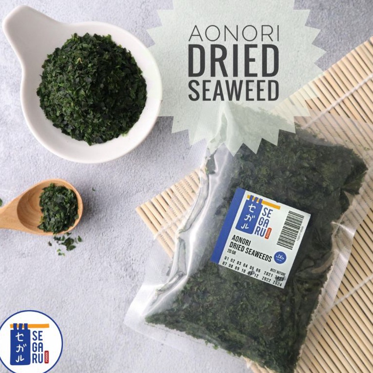 

Terl4ris Aonori Dried Seaweed | Taburan Takoyaki | Bubuk Nori 20 gr Cuci-Gudang