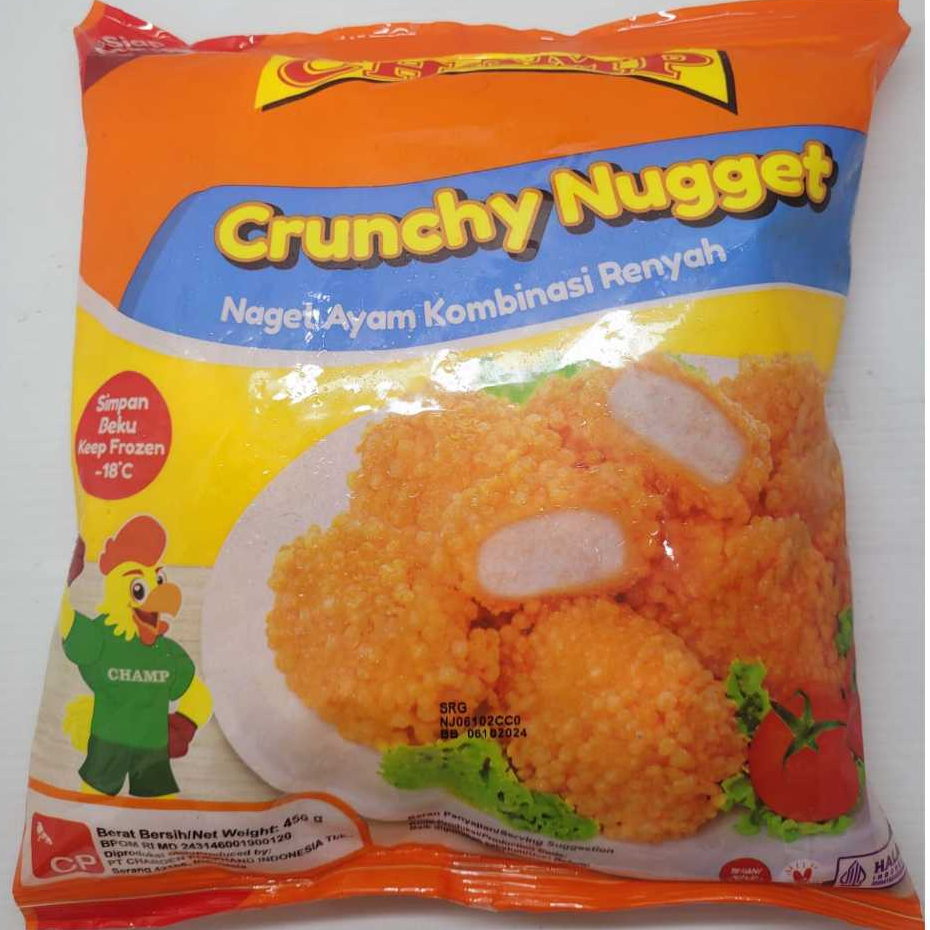 

CHAMP CRUNCHY NUGGET 450G