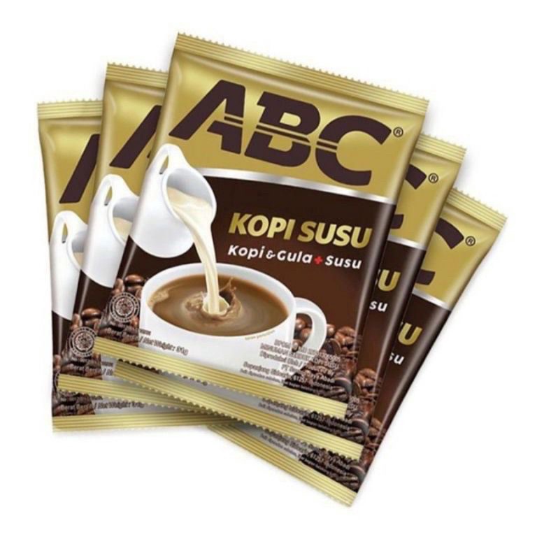 

[P9Q43] kopi abc kopi susu sachet ( 10 sachet / renceng ) 80