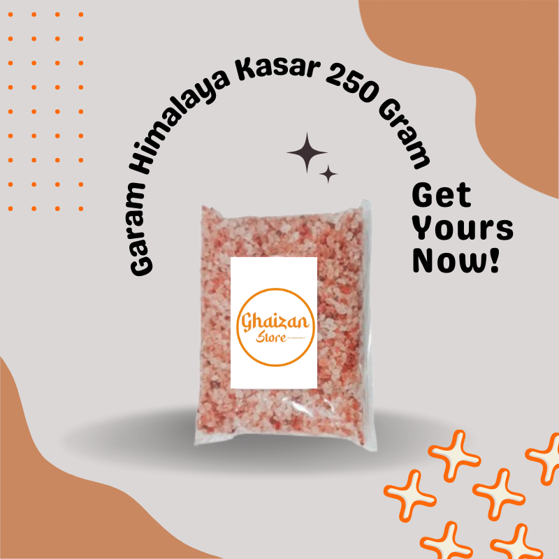 

[ COD ] Garam Himalaya 250 Gram Kristal / Garem Himalayan Salt / Garam Kasar