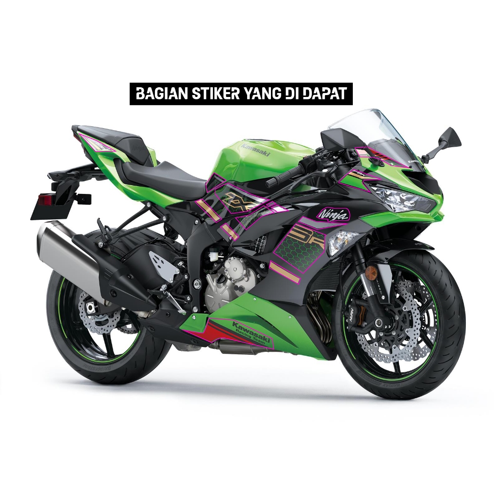 Decal Stiker Non Full Motoblast Ninja ZX6R/636 2020 KRT - Premium Quality