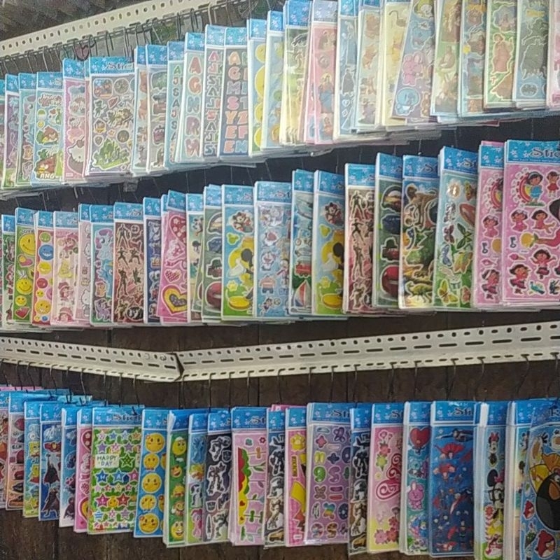 

100 pcs stiker laser