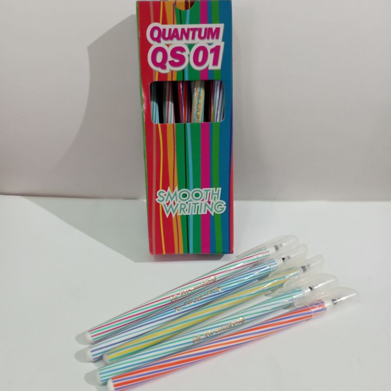 

BOLPEN QUANTUM QS01 isi 12 pcs ( tinta hitam ) / pack