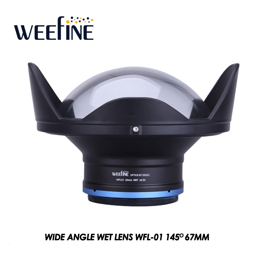 Wet Lens Wide Angle 145 Degree Weefine WFL01 Underwater Photography Scuba Dive