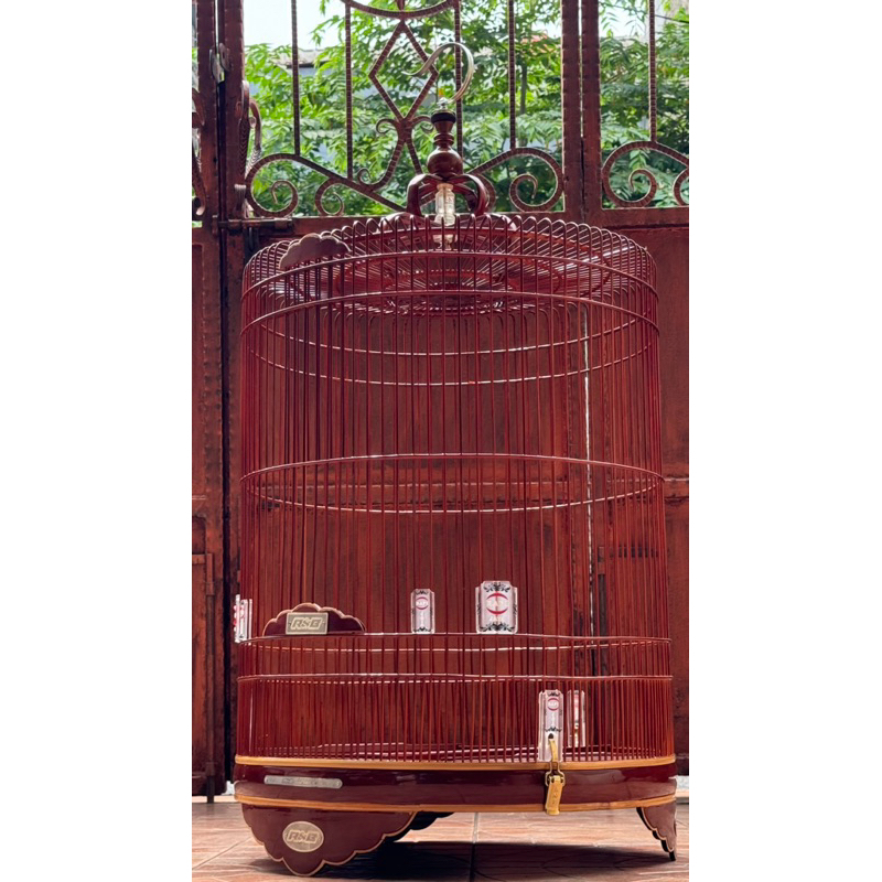 Sangkar Murai Reborn RnB BySni&Rafi Jaya Coklat No 2 Reborn PREMIUM BAMBU / Kandang RnB No 2 (TEBOK 